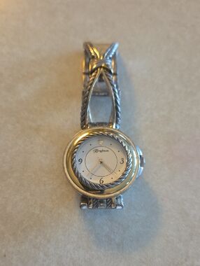 Brighton Two-Tone Rope Accent Women's Watch - Silver & Gold